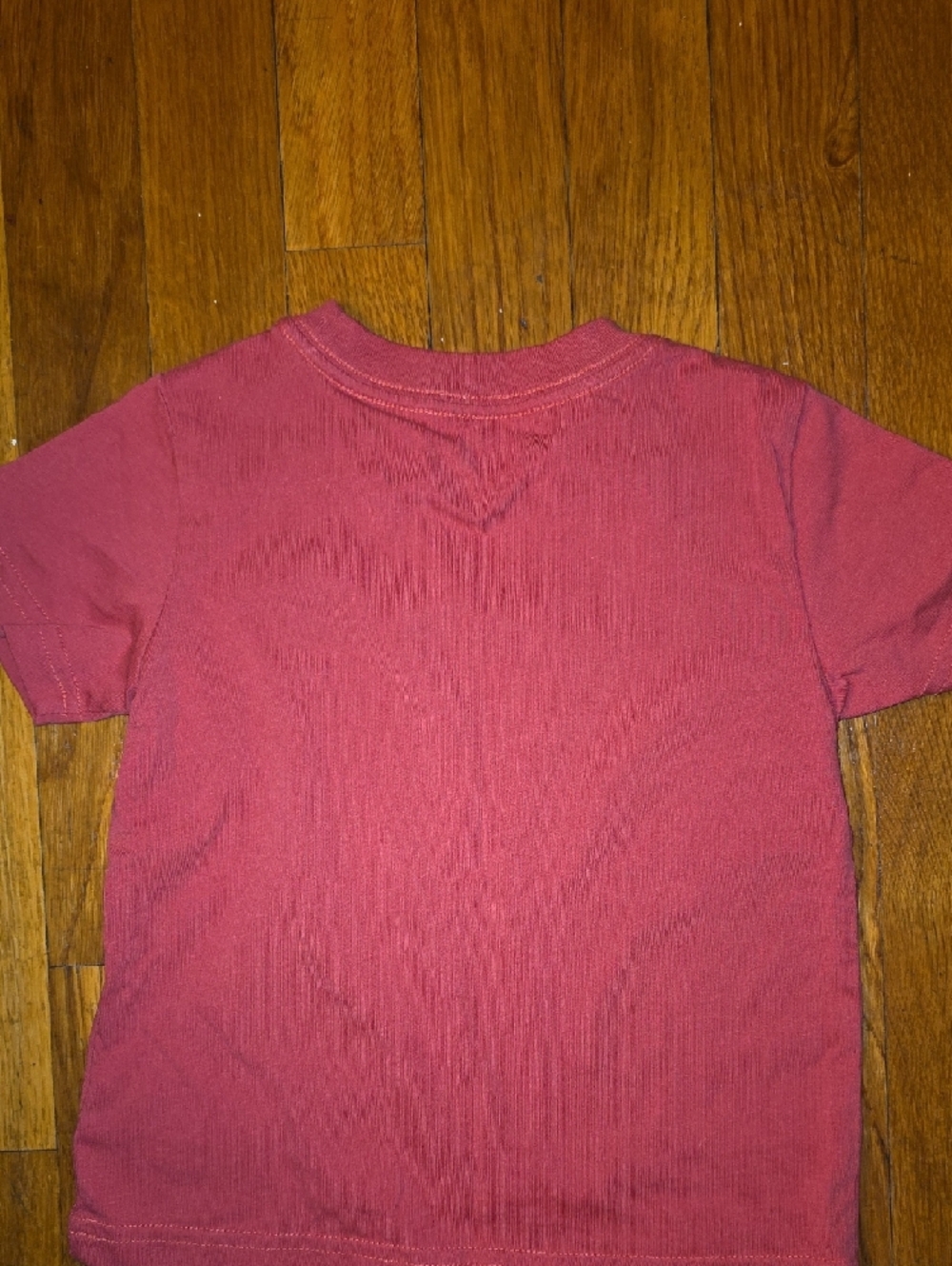 Ralph Lauren Red Toddler Polo Player Tee with Navy Embroidery - Picture 5 of 6